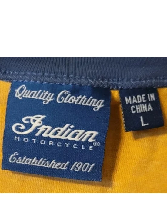 Indian Motorcycle Mens T Shirt Large - Picture 2 of 4